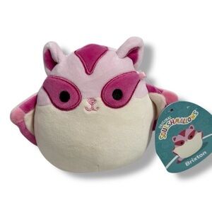 Squishmallows Brixton the Pink Sugar Glider 5" Plush New 2022 Stuffed Plush